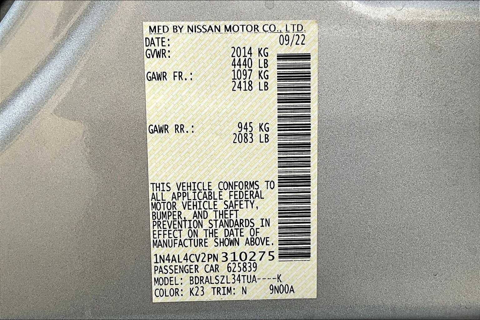 Thumbnail: 2023 Nissan Altima - 21