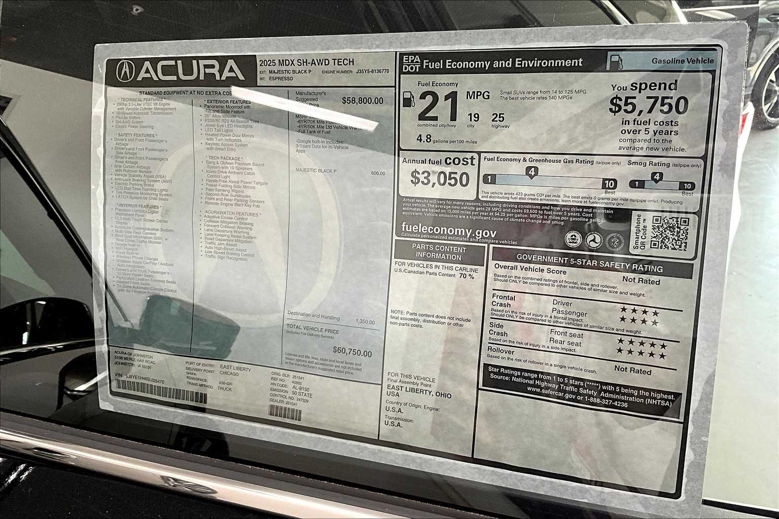 2025 Acura MDX Technology 22