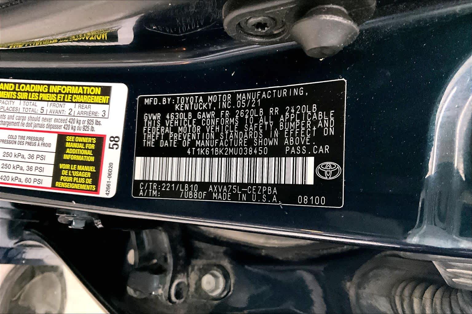 Thumbnail: 2021 Toyota Camry - 18