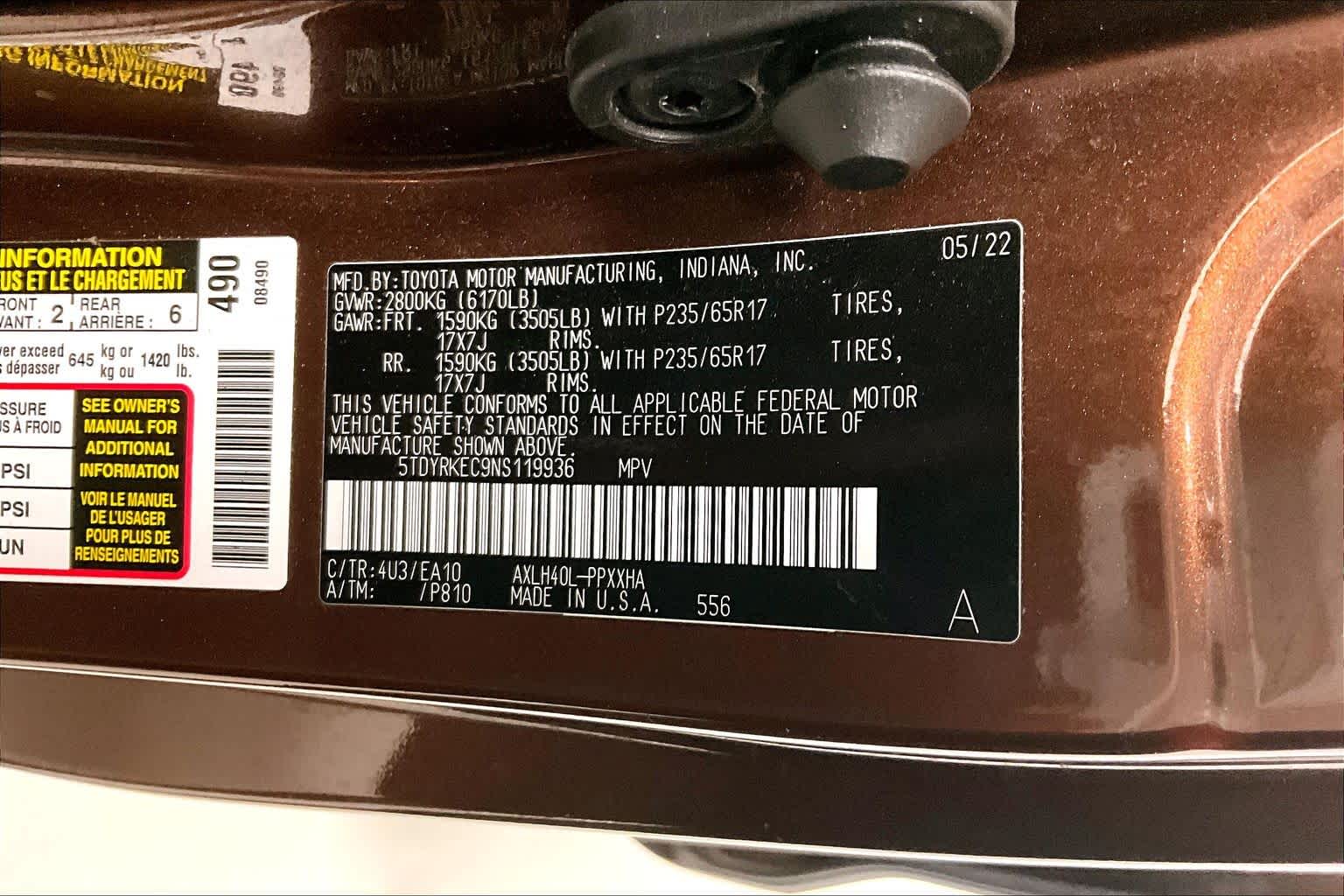 Thumbnail: 2022 Toyota Sienna - 19