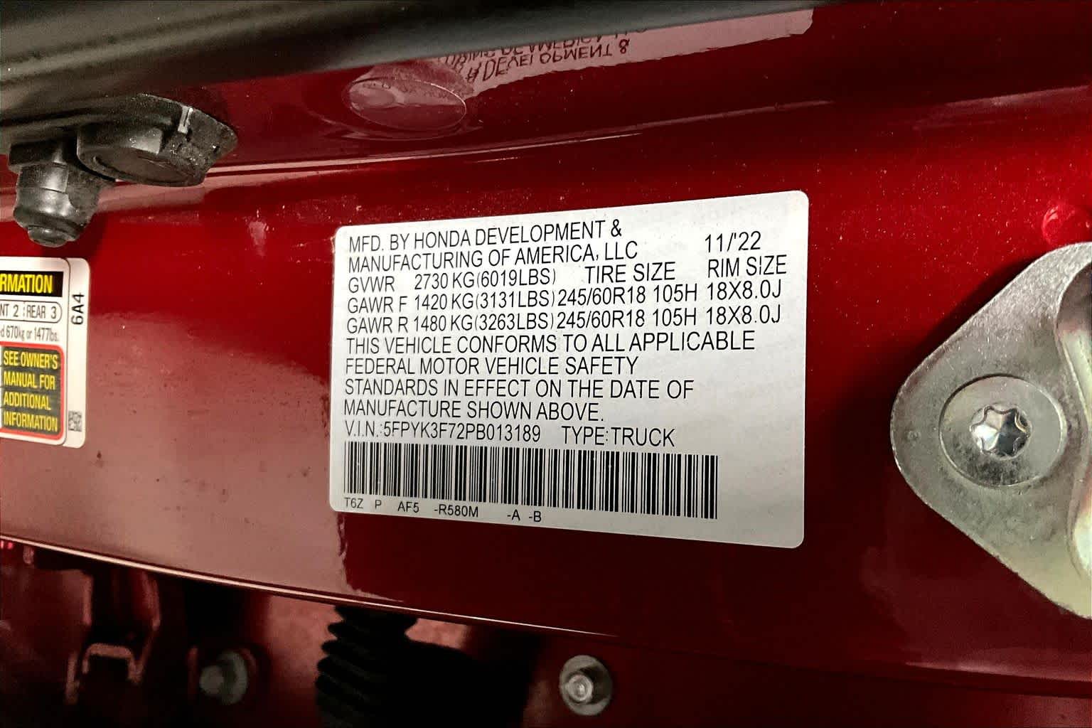 Thumbnail: 2023 Honda Ridgeline - 18