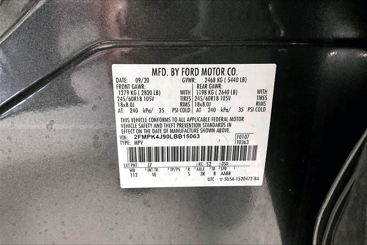 Thumbnail: 2020 Ford Edge - 19