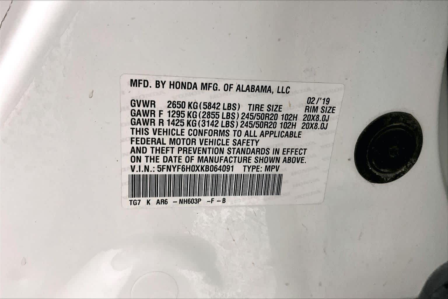 Thumbnail: 2019 Honda Pilot - 19