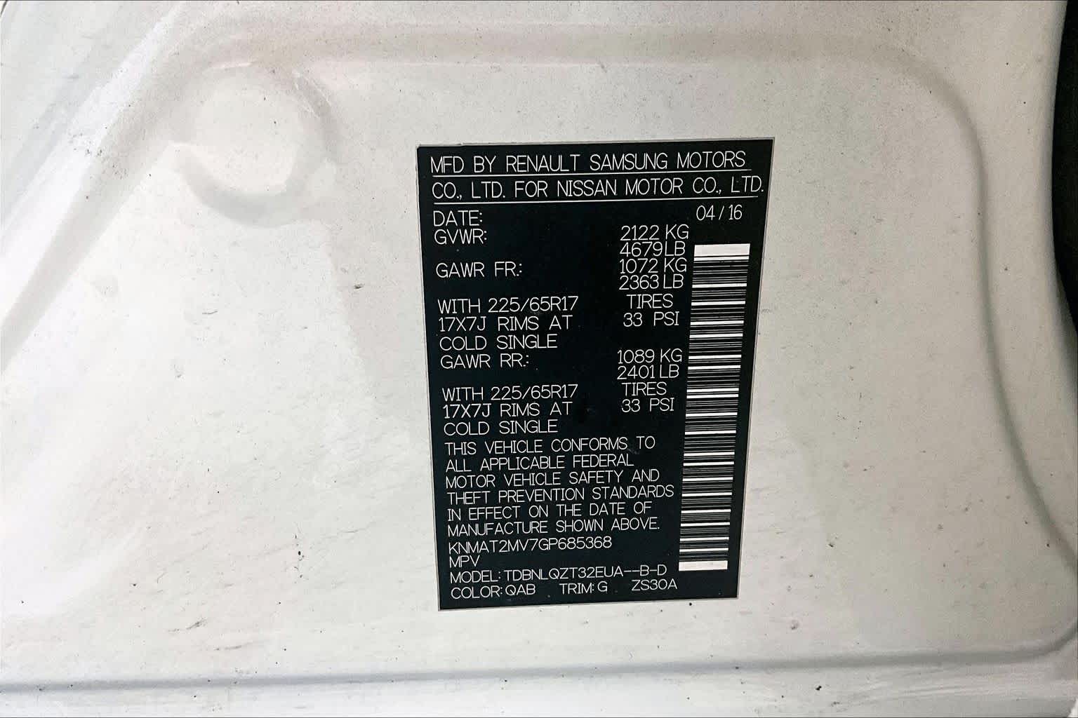 Thumbnail: 2016 Nissan Rogue - 19