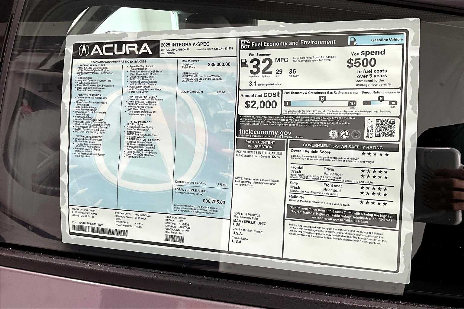 Thumbnail: 2025 Acura Integra - 20