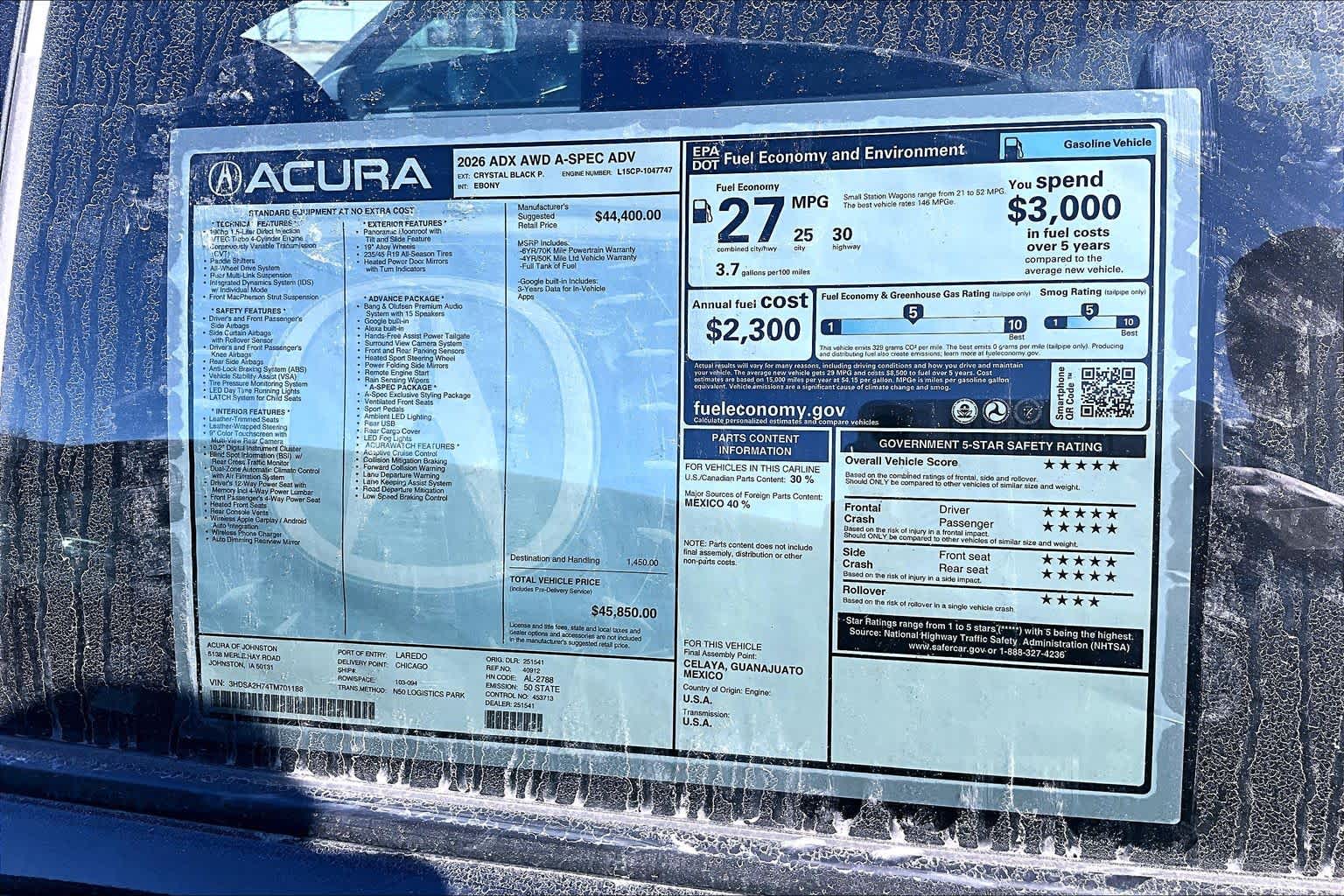 Thumbnail: 2026 Acura ADX - 21