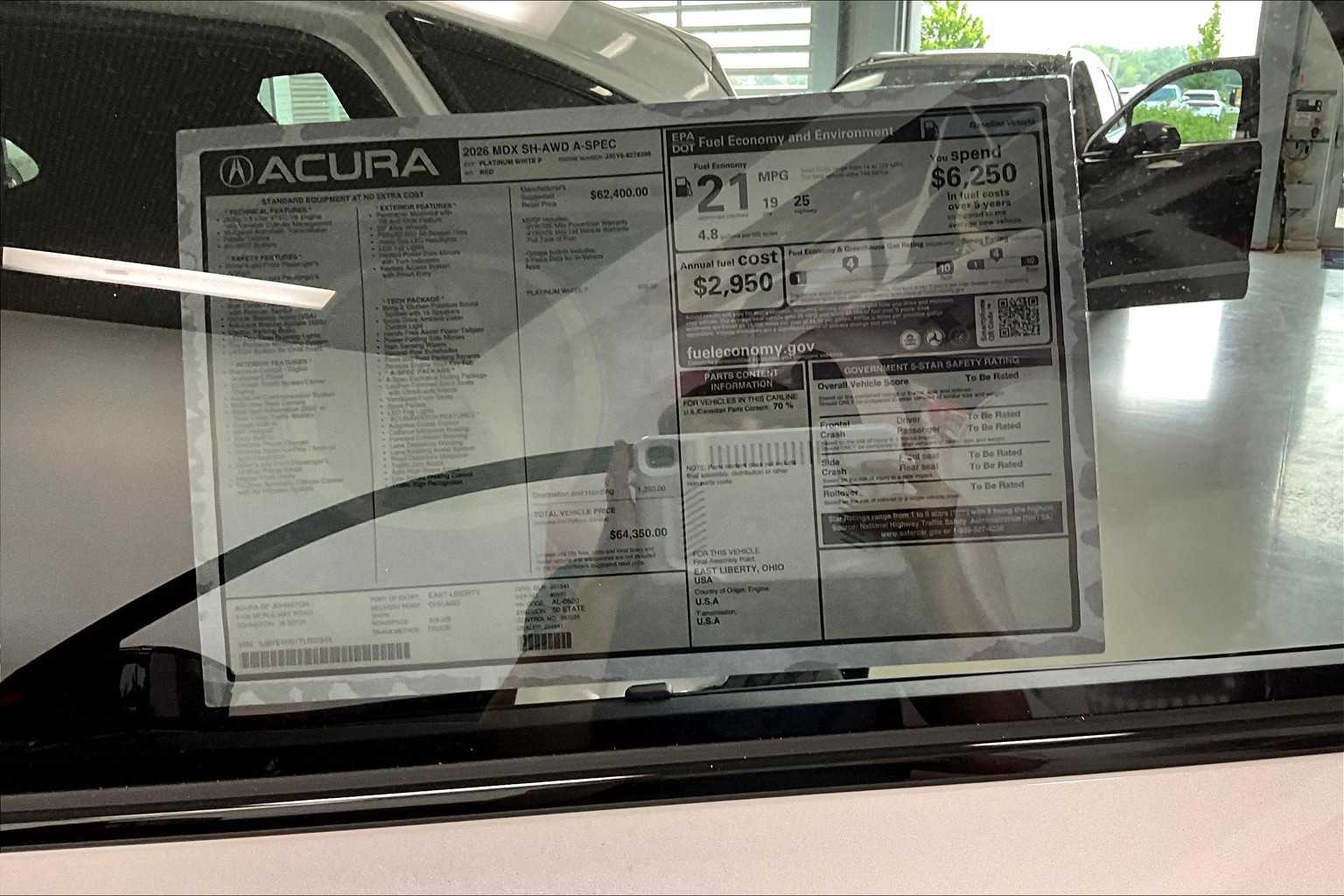2026 Acura MDX Base 22