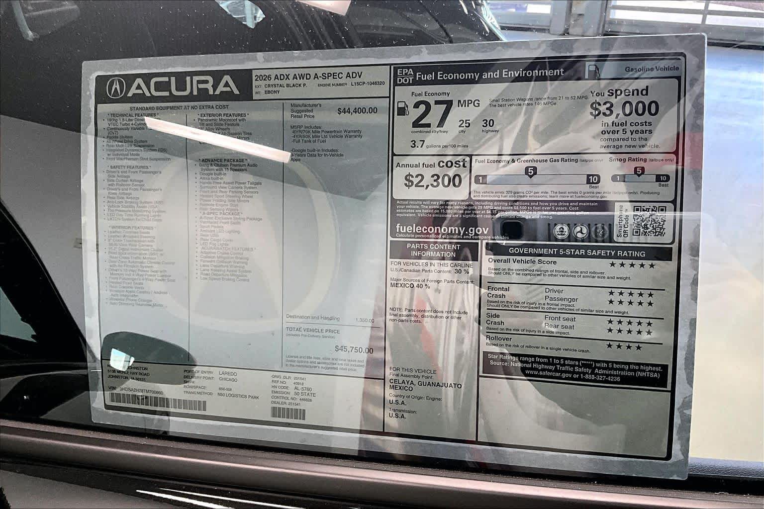 Thumbnail: 2026 Acura ADX - 22