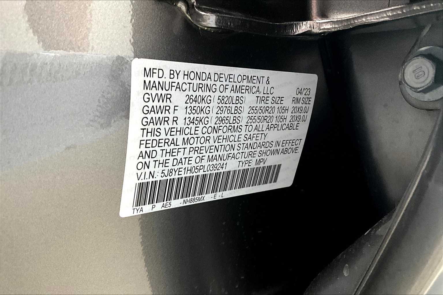 2023 Acura MDX Base 20