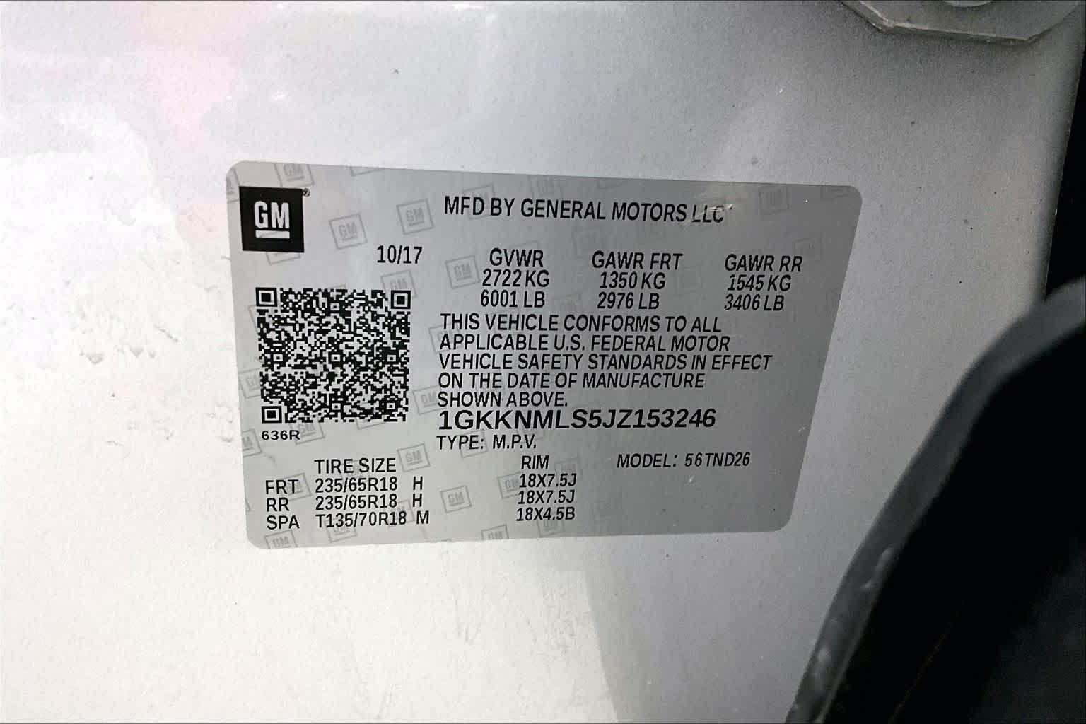 Thumbnail: 2018 GMC Acadia - 18