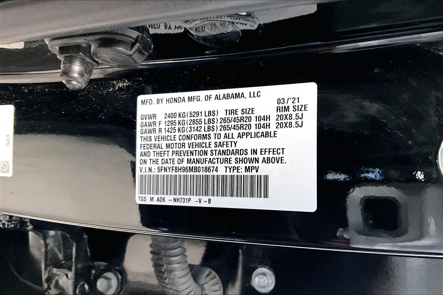 Thumbnail: 2021 Honda Passport - 18