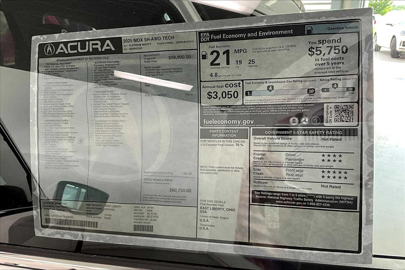 2025 Acura MDX Technology 23