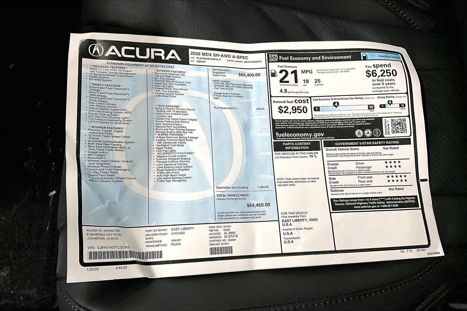 Thumbnail: 2026 Acura MDX - 22