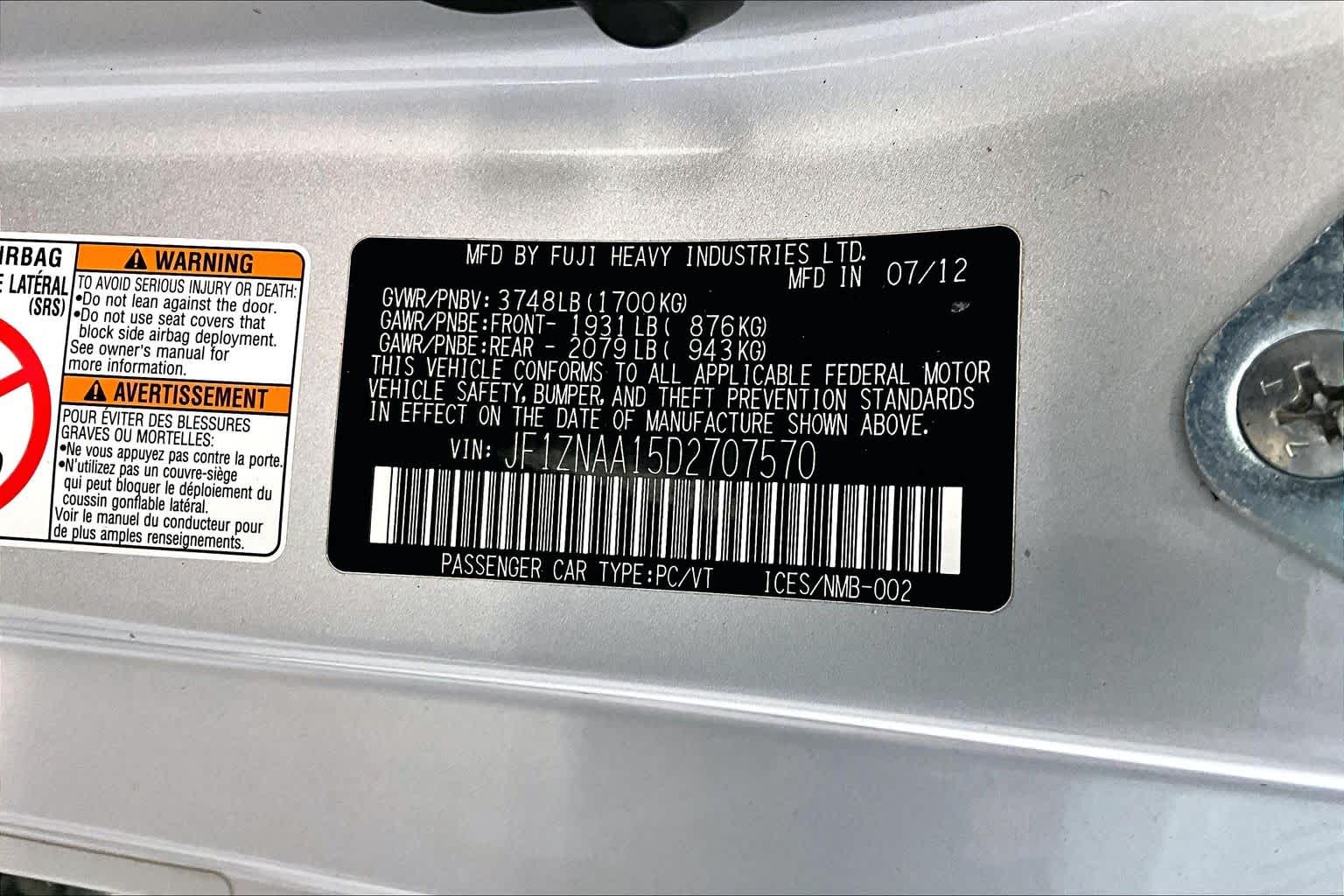 Thumbnail: 2013 Scion FR-S - 17