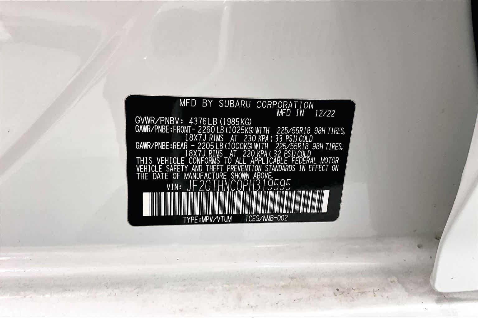 Thumbnail: 2023 Subaru Crosstrek - 19