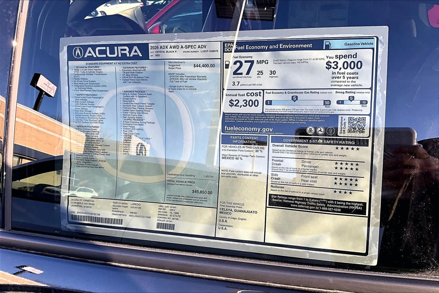 Thumbnail: 2026 Acura ADX - 22