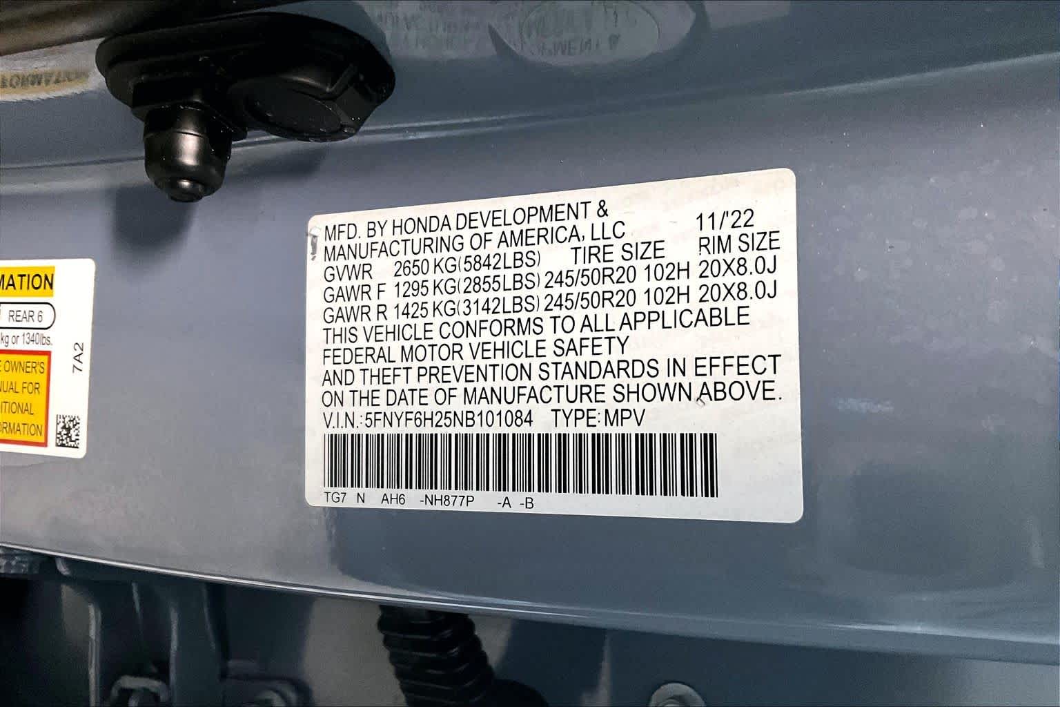 Thumbnail: 2022 Honda Pilot - 19