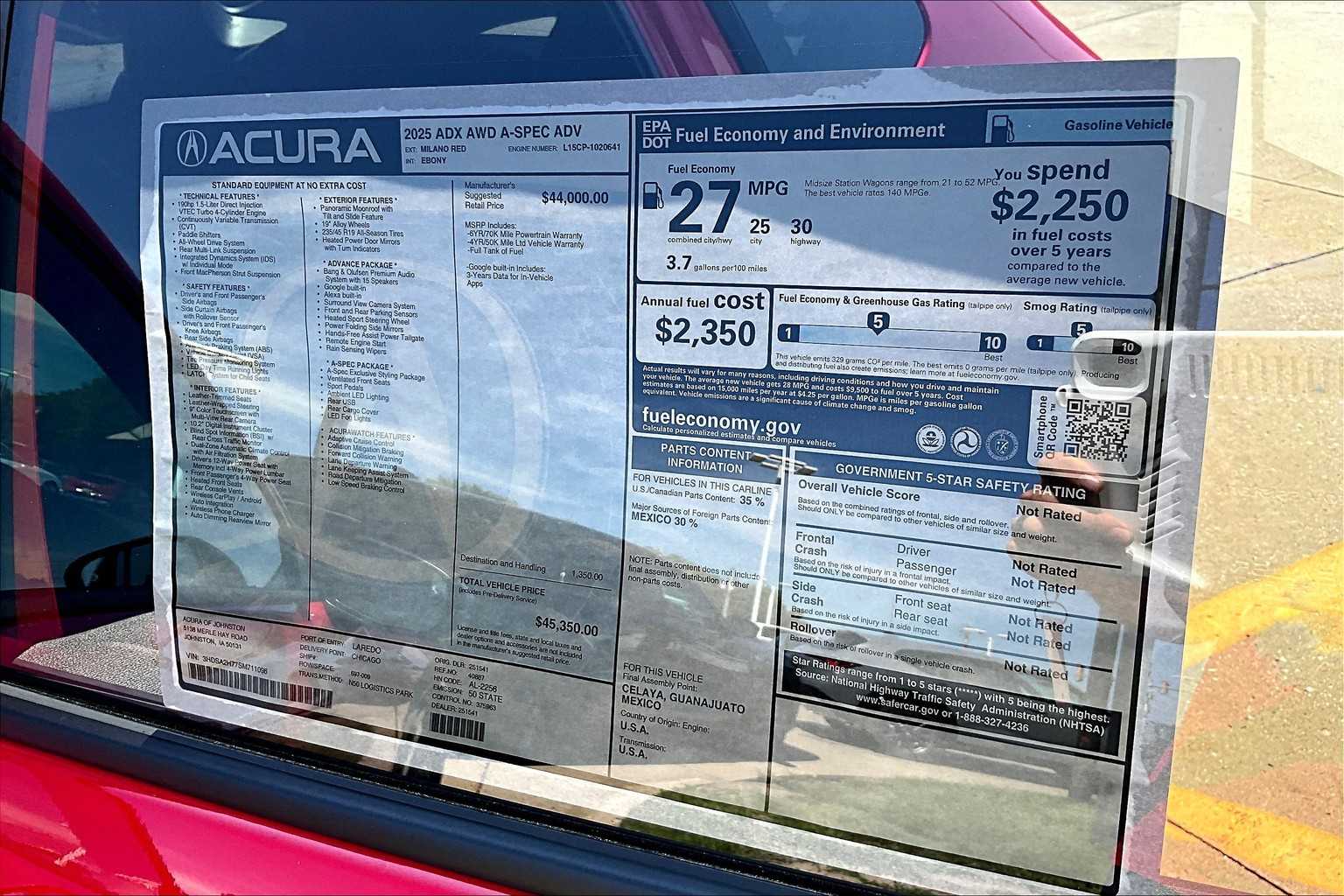 Thumbnail: 2025 Acura ADX - 21