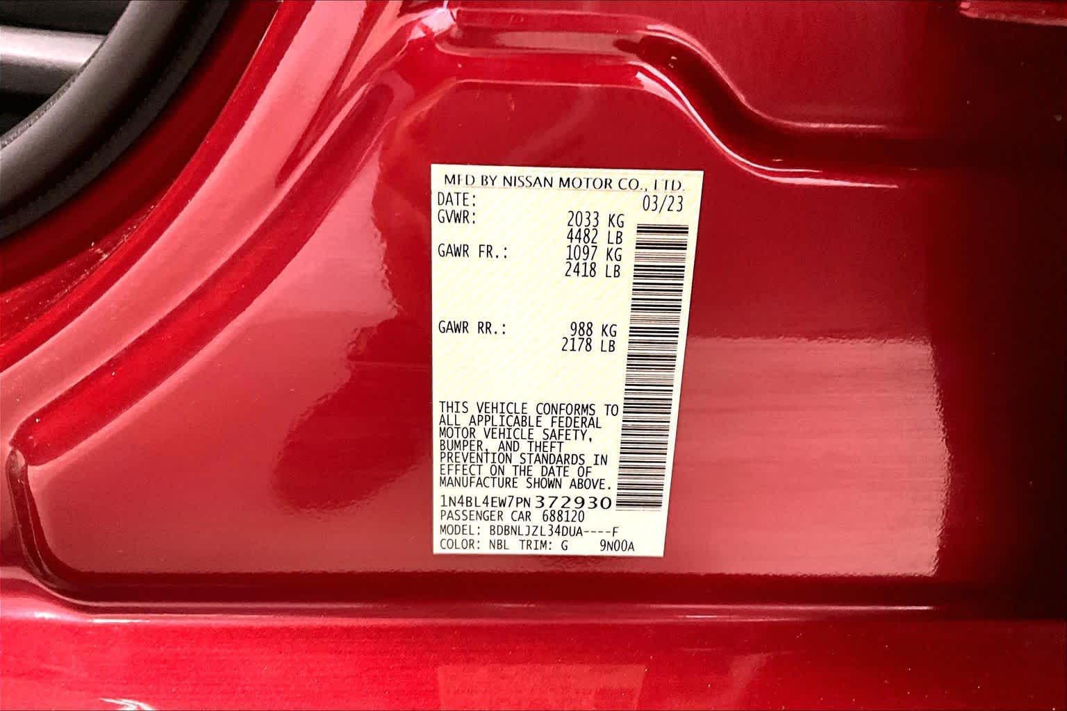 Thumbnail: 2023 Nissan Altima - 17