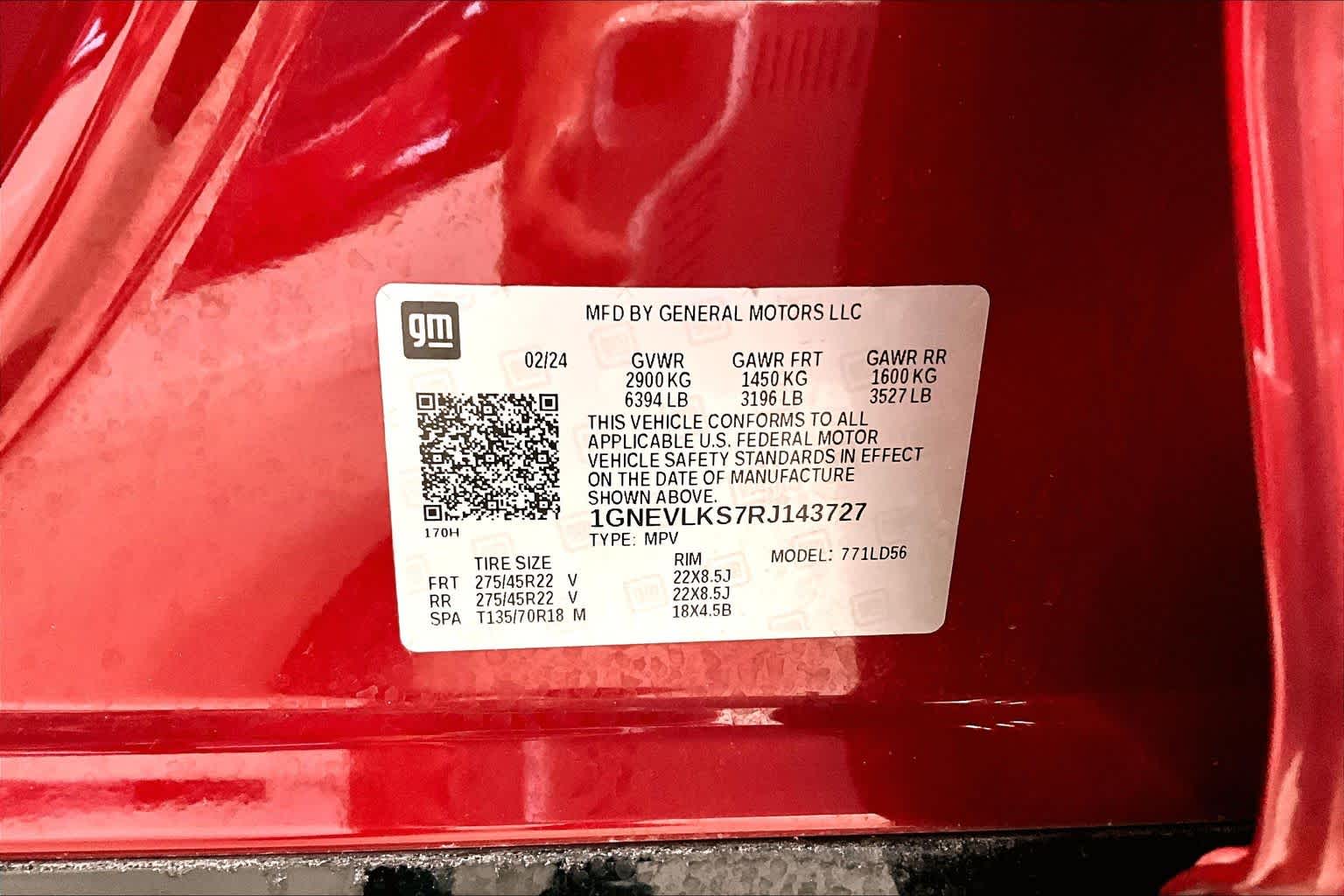 Thumbnail: 2024 Chevrolet Traverse - 18