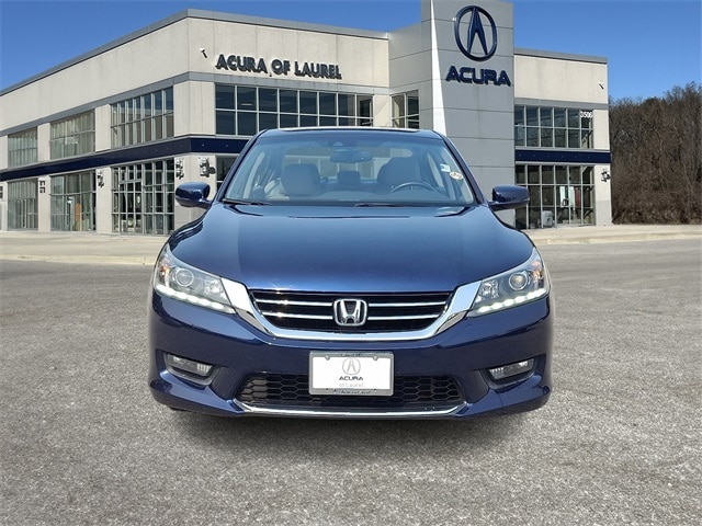 Used 2015 Honda Accord EX-L V-6 with VIN 1HGCR3F85FA022405 for sale in Laurel, MD