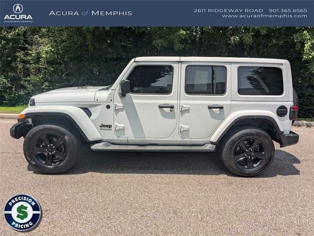 Used 2022 Jeep Wrangler Unlimited Sahara Altitude with VIN 1C4HJXEN1NW266466 for sale in Memphis, TN
