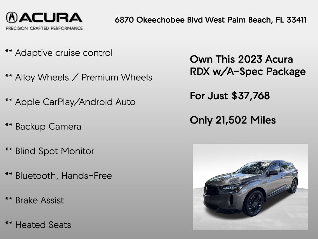 2023 Acura RDX A-Spec Package - Photo 7