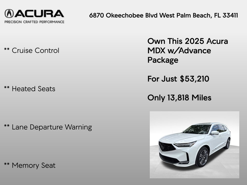 2025 Acura MDX Advance Package - Photo 14