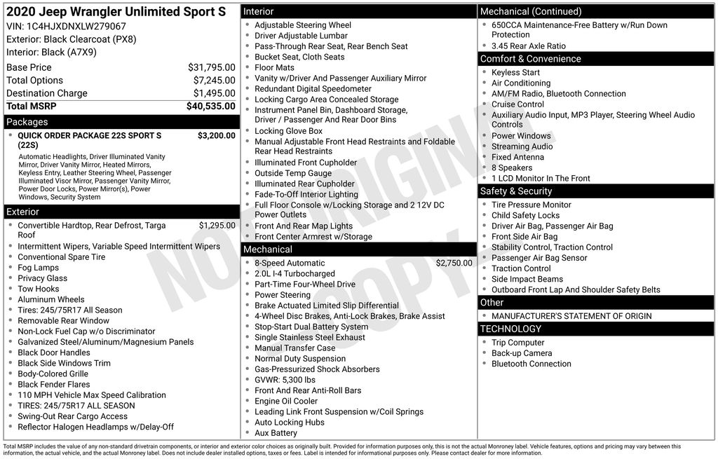 Thumbnail: 2020 Jeep Wrangler - 38