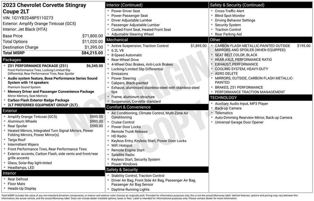 Thumbnail: 2023 Chevrolet Corvette - 38