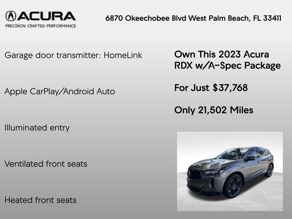 2023 Acura RDX A-Spec Package - Photo 20