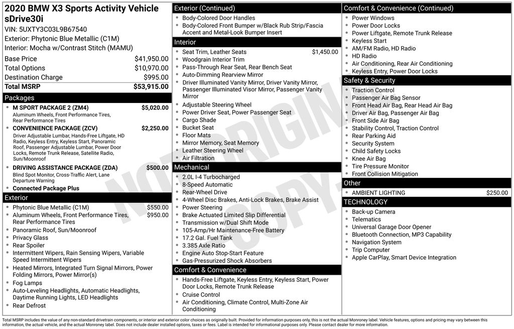 Thumbnail: 2020 BMW X3 - 38