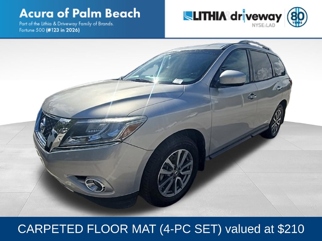 Used 2015 Nissan Pathfinder SV with VIN 5N1AR2MN9FC657801 for sale in West Palm Beach, FL