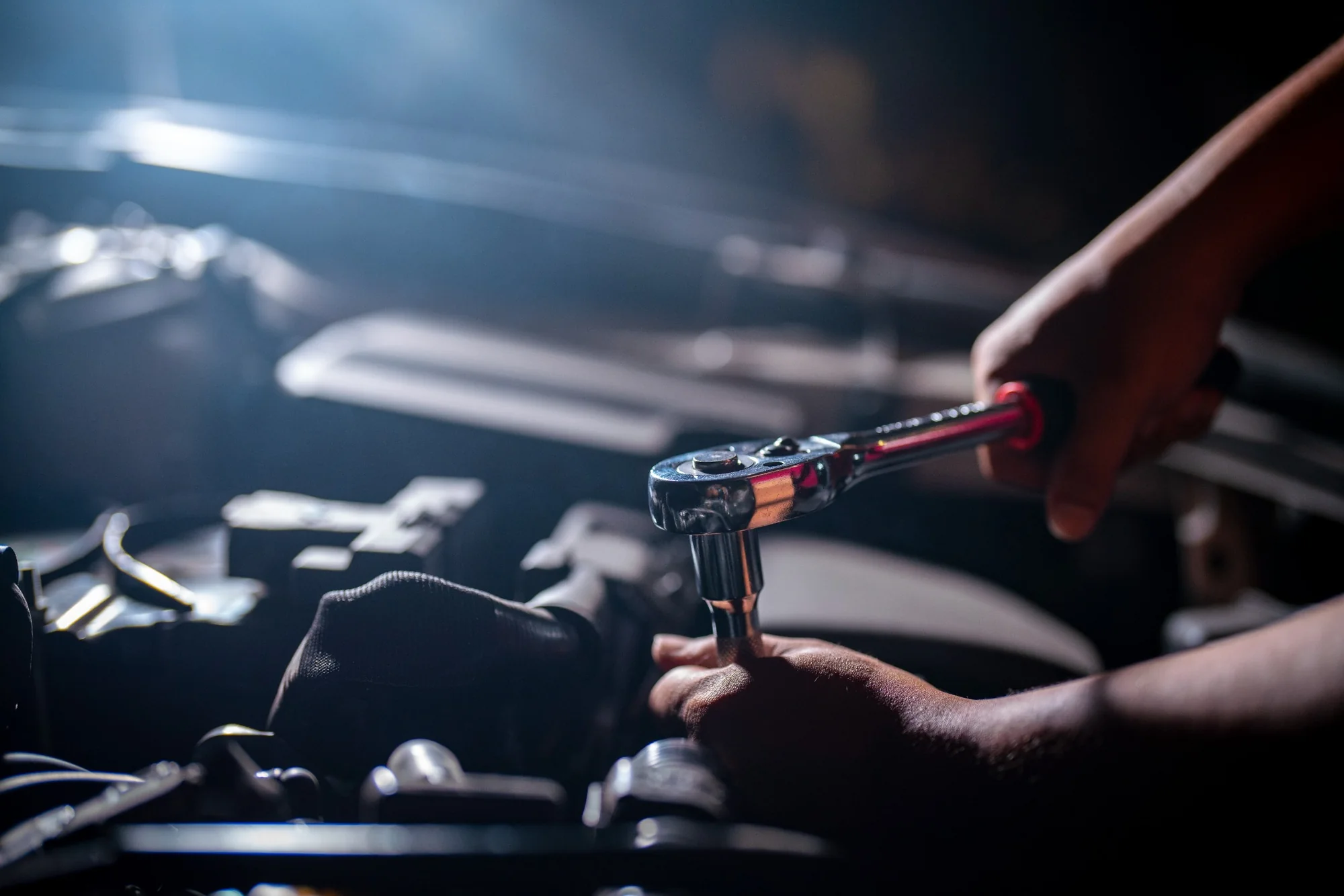 Acura transmission model image for high-mileage service considerations