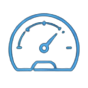 Performance gauge icon