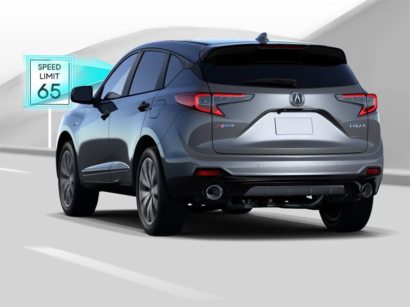 Traffic Sign Recognition is standard on all RDX packages.