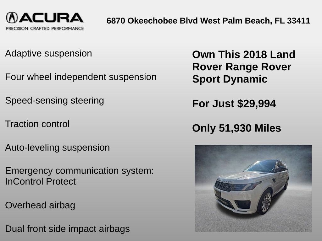 Thumbnail: 2018 Land Rover Range Rover Sport - 18