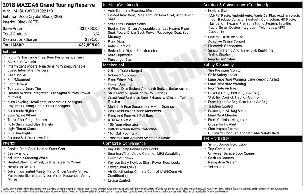 Thumbnail: 2018 Mazda Mazda6 - 9