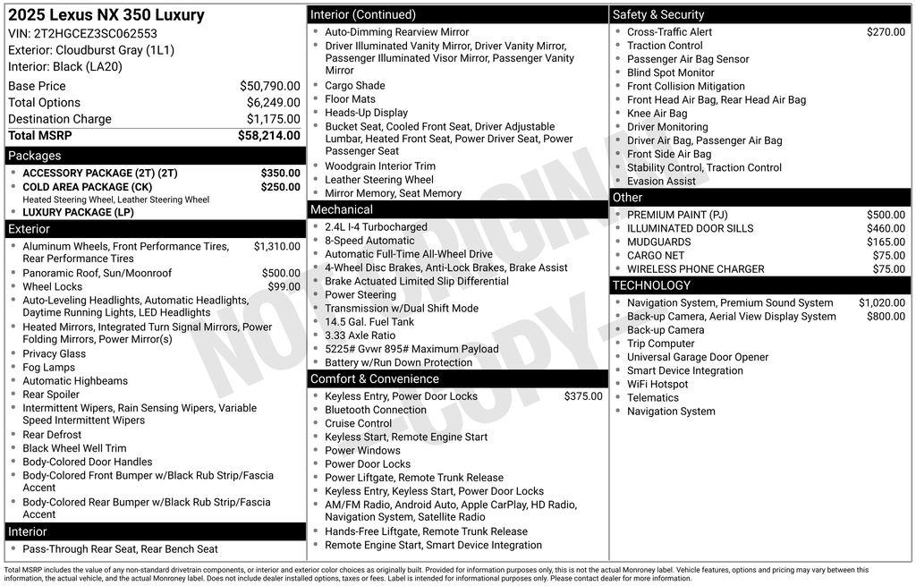 Thumbnail: 2025 Lexus NX - 37