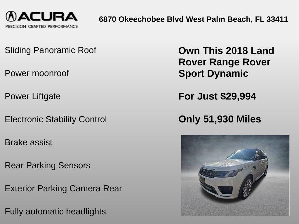 Thumbnail: 2018 Land Rover Range Rover Sport - 30