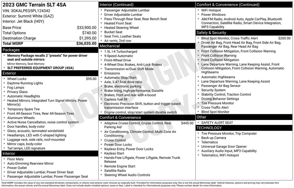 Thumbnail: 2023 GMC Terrain - 35