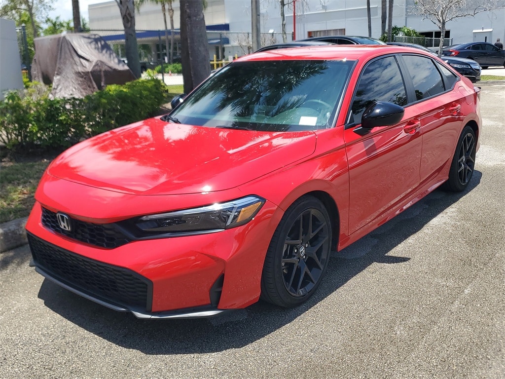 Used 2025 Honda Civic Sport with VIN 2HGFE2F50SH545321 for sale in Pembroke Pines, FL