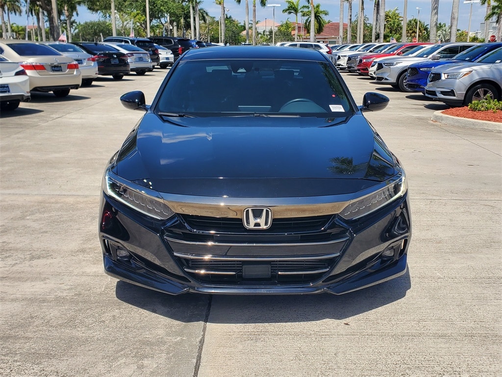 Used 2022 Honda Accord Sport with VIN 1HGCV1F36NA107207 for sale in Pembroke Pines, FL