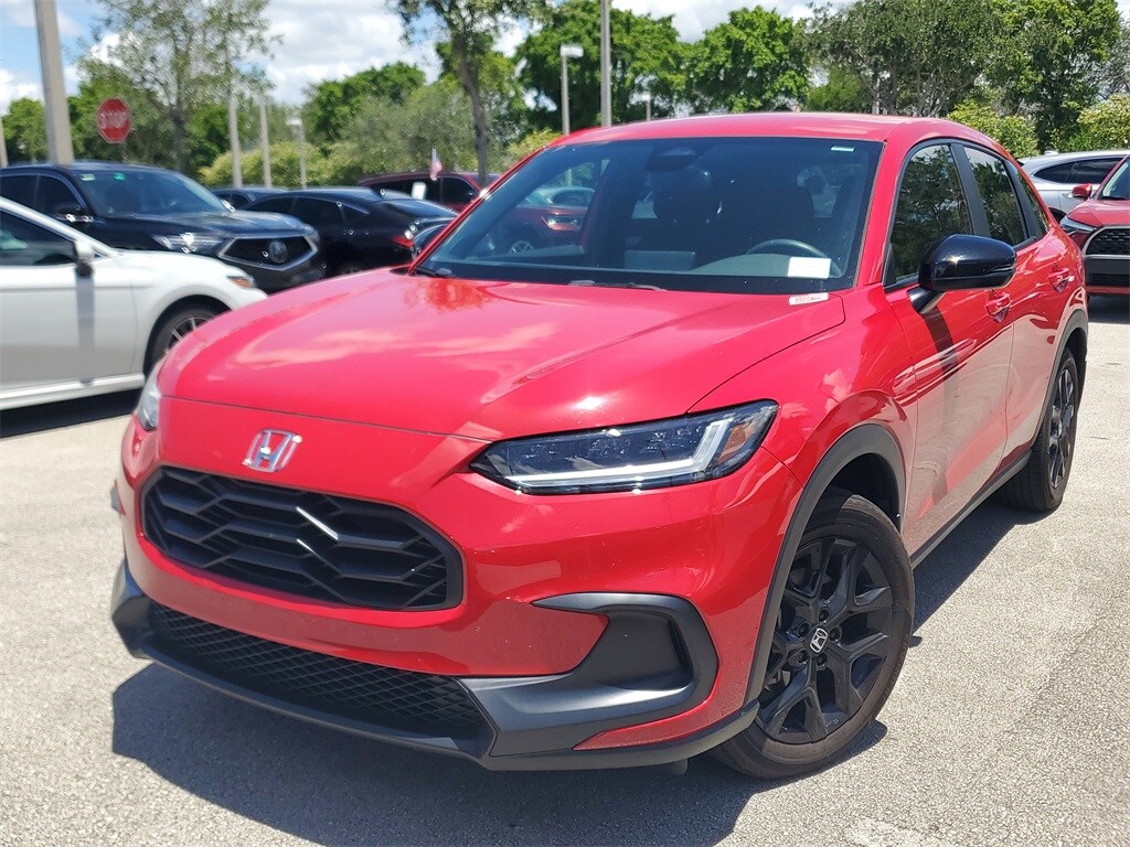 Used 2024 Honda HR-V Sport with VIN 3CZRZ1H54RM754901 for sale in Pembroke Pines, FL
