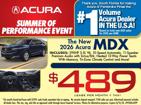 Acura of Pembroke Pines | Acura Dealer in South Florida