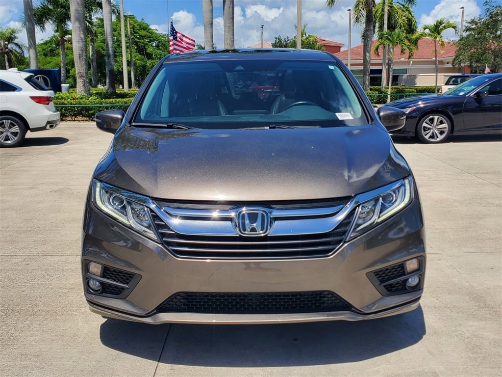 Used 2018 Honda Odyssey EX-L with VIN 5FNRL6H78JB069217 for sale in Pembroke Pines, FL