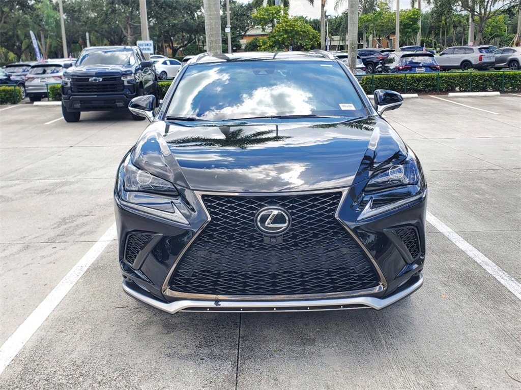 Used 2021 Lexus NX 300 F SPORT with VIN JTJSARBZ9M2203563 for sale in Pembroke Pines, FL