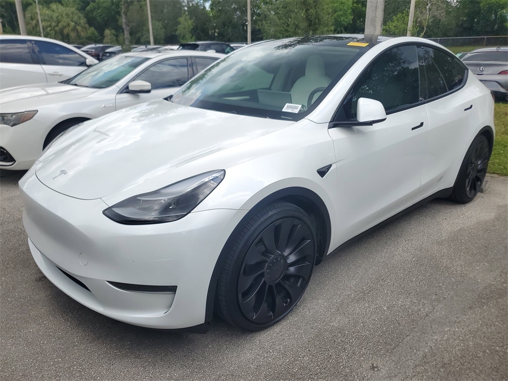 Used 2025 Tesla Model Y Performance with VIN 7SAYGDEFXSA343471 for sale in Northfield, Minnesota