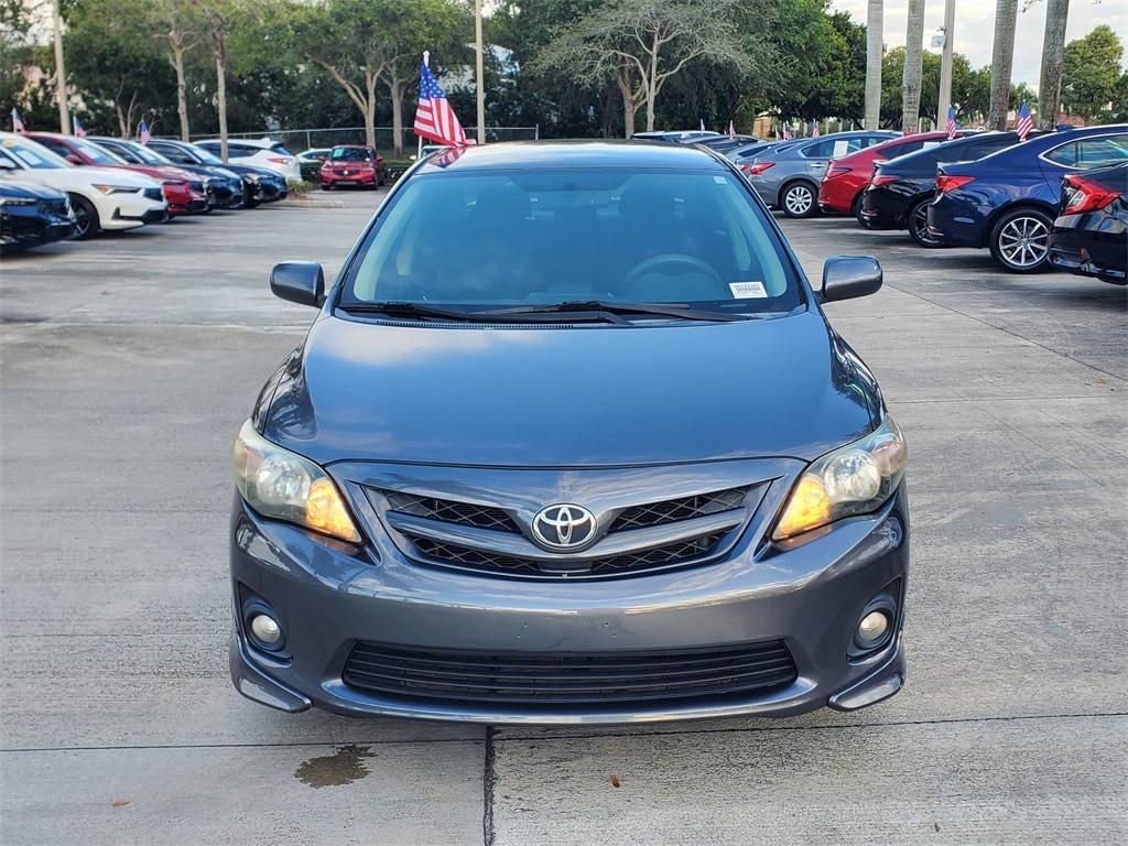 Used 2013 Toyota Corolla S with VIN 5YFBU4EE0DP105500 for sale in Pembroke Pines, FL