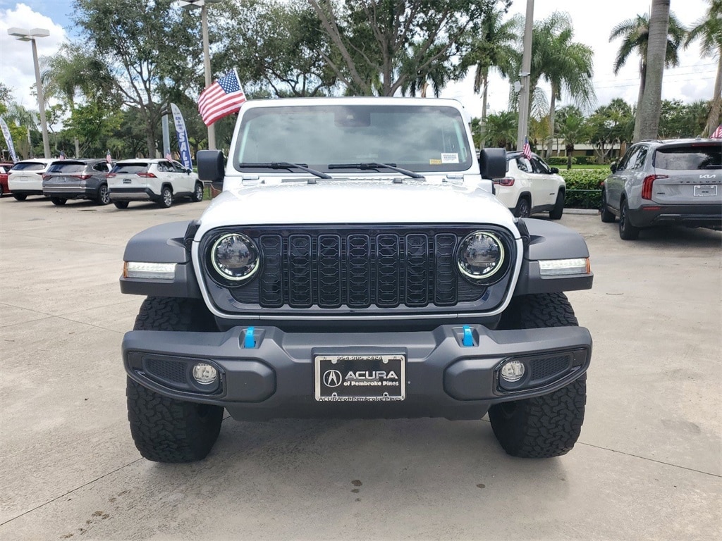 Used 2024 Jeep Wrangler 4xe Willys 4XE with VIN 1C4RJXN63RW163262 for sale in Pembroke Pines, FL